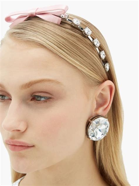 miu miu pink headband|miu michael headband.